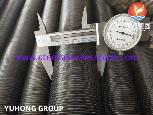 ASTM A179 Carbon Steel Seamless Extruded Fin Tube, Tube Aletado With Al Fins (Máy ống xăng không thắt)