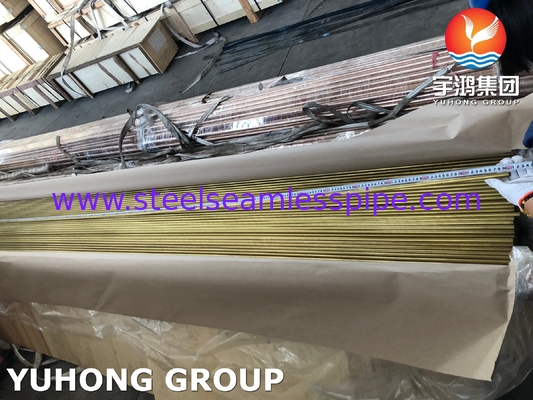ASME SB111 CuZn20Al2 / CZ110 / UNS C68700 ống liền mạch đồng nhôm