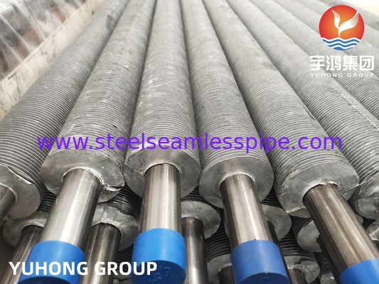 Thép không gỉ ống nhăn ép SA249 TP304 ống hàn với vây nhôm