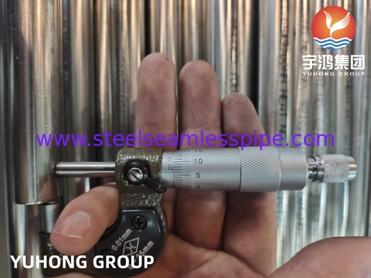 ASME SA249 TP304/304L 1.4301/1.4307 Thép không gỉ ống hàn lò sưởi sáng