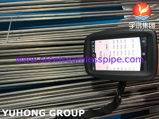ASTM A270 TP316L ống vệ sinh SS Austenitic không may
