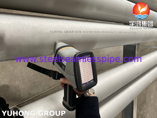 ASTM A312 UNS 31254 ống thép không gỉ Austenitic liền mạch
