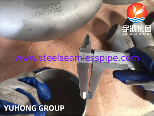 Hastelloy C276 ASTM B366 N10276 Sắt kim loại hợp kim thép Buttwelded Pipe Fitting Elbow B16.9