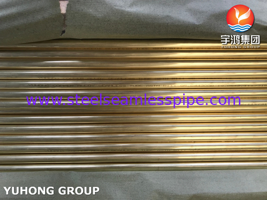 ASTM B111 C44300 Admiralty đồng trao đổi nhiệt liền mạch, ống tụ