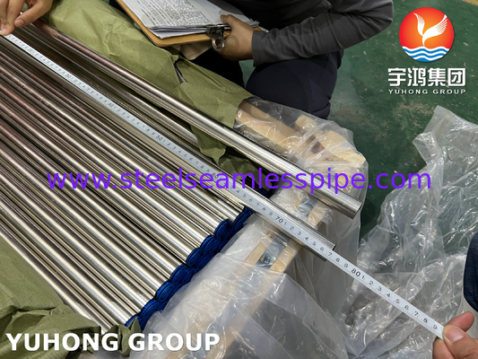 ASTM B111 C71500 CuNi 70% 30% đồng niken ống trao đổi nhiệt liền mạch