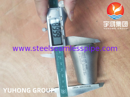 ASTM B366 Inconel 600 / UNS N06600 Phân tích giảm tập trung hợp kim loại nickel Buttweld