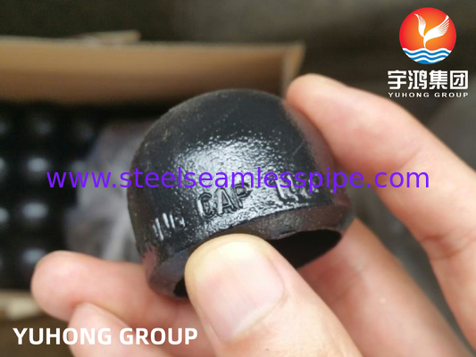 ASTM A234 WPB kết thúc Cap Carbon Steel Buttweld Pipe Fitting