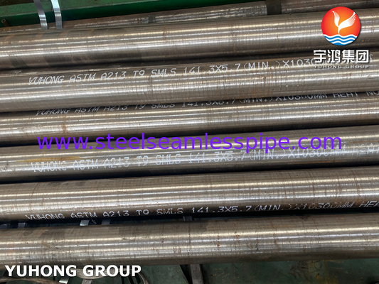 ASTM A213 lớp T9 kim loại hợp kim thép ống liền mạch ống vây đệm cho lò hơi nước