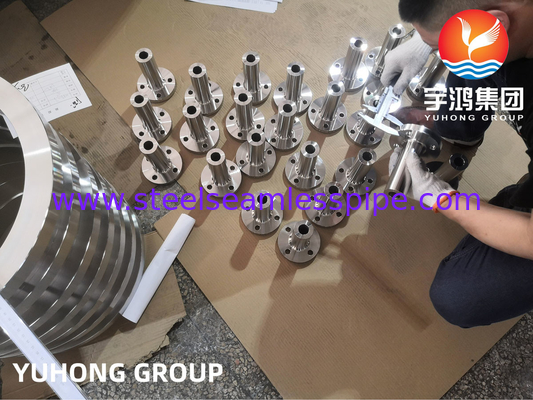ASME SB564 Monel 400 (UNS N04400, 2.4360) Đồng hợp kim Nickel Long Weld Neck Flange