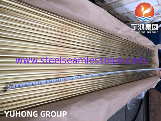 ASTM B111 C44300 ống đồng Admiralty liền mạch cho bộ trao đổi nhiệt