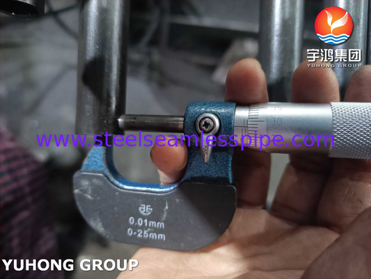 Bụi nồi hơi, ASTM A213 T5, 1.7362, K41545 ống thép hợp kim liền mạch cho nhà máy dầu khí