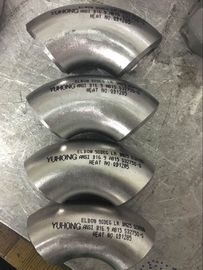 Miếng hàn lõm, ASTM A815 WP31803 / WPS32750 / S32760 90 Bằng cấp, LR ELBOW 1 &amp;quot;, 2&amp;quot;, 3 &amp;quot;, 4&amp;quot; 6 &amp;quot;SCH40 BW B16.9
