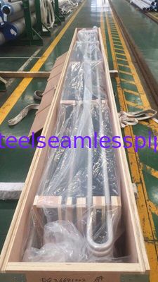 ASTM B444 Gr.2 INCONEL 625 Ống uốn uốn không gỉ cho ứng dụng trao đổi nhiệt 100% UT &amp; ET &amp; HT