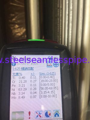 ASTM B444 Gr.2 INCONEL 625 Ống uốn uốn không gỉ cho ứng dụng trao đổi nhiệt 100% UT &amp; ET &amp; HT