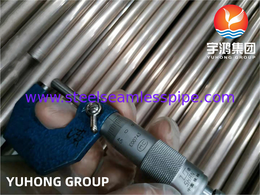 ASTM B111 ASME SB111 C70600 Vàng Nickel ống liền mạch cho máy làm mát không khí