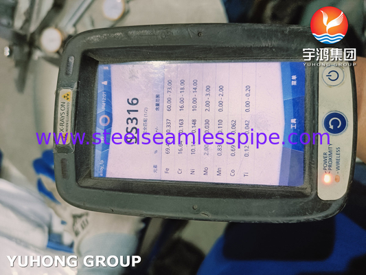 EN10253-4 1.4404 WP316L Ống ống thép không gỉ khuỷu tay cho các nhà máy xử lý nước