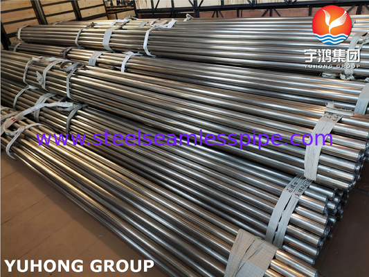 ASTM A249 / ASME SA249 TP304 ống hàn thép không gỉ, sợi nướng sáng, cuối đơn giản