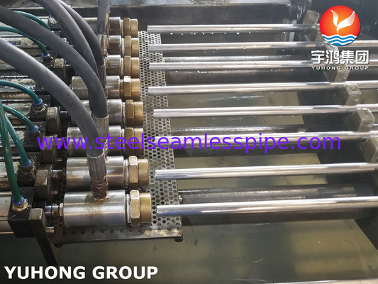 ASTM A249 / ASME SA249 TP304 ống hàn thép không gỉ, sợi nướng sáng, cuối đơn giản