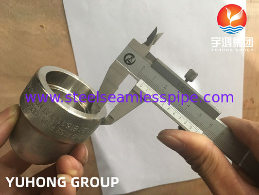 ASTM A182 F304 Stainless Steel Fitting 90 DEG Cúp tay cao áp B16.11