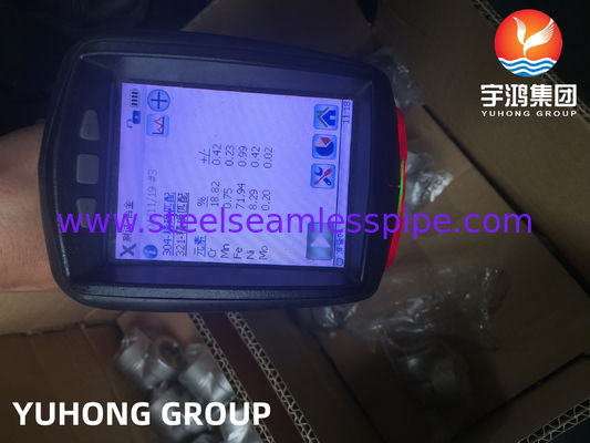 ASTM A182 F304 Stainless Steel Fitting 90 DEG Cúp tay cao áp B16.11