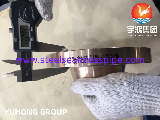 ASTM B151 C70600 1-1/4&quot; SCH40 #150 WN Vàng Nickel Vàng ASME B16.5