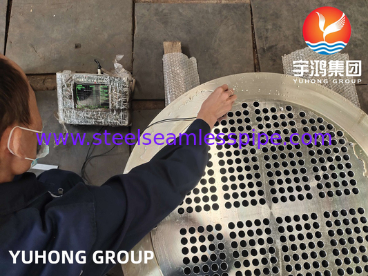ASTM A182 F304, 304L, SUS304 Bảng ống thép không gỉ cho máy trao đổi nhiệt