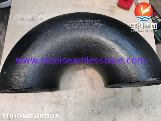 ASTM A234 WP9 CL1 90° Cánh tay BW SR 5&quot; SCH40 Bộ kết hợp ống liền mạch