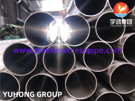 Cấp thực phẩm Thép không gỉ Ống vệ sinh ASTM A270 TP304 Đánh bóng / Bề mặt gương