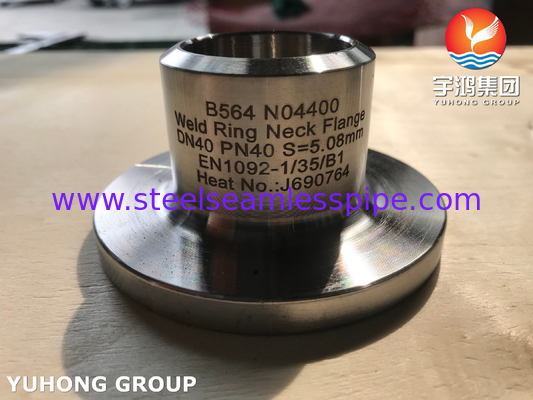 B564 N04400 Vòng cổ hàn mặt nâng mặt Nickel đồng hợp kim Flange cho ngành công nghiệp khai thác mỏ
