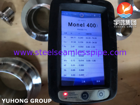 B564 N04400 Vòng cổ hàn mặt nâng mặt Nickel đồng hợp kim Flange cho ngành công nghiệp khai thác mỏ