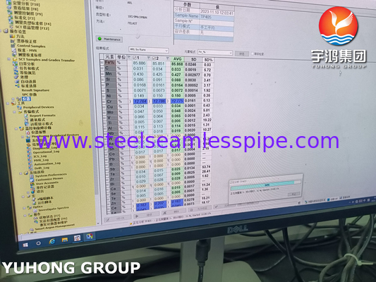 Ống liền mạch ASME SA268 TP405 cho Trục bơm nước cấp lò hơi nhà máy điện