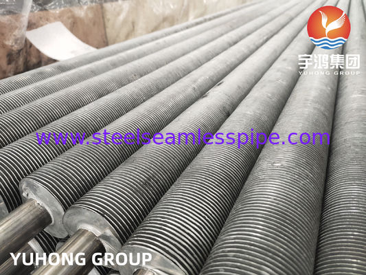 ống có vây nhôm với loại vây G/L/KL/HFW và ống cơ sở tùy chỉnh OD để truyền nhiệt hiệu quả