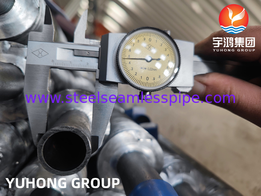 Bụi G có vây nhúng ASTM A179 Bụi thép cacbon +AL 1060 Vây cho máy làm nóng trước không khí