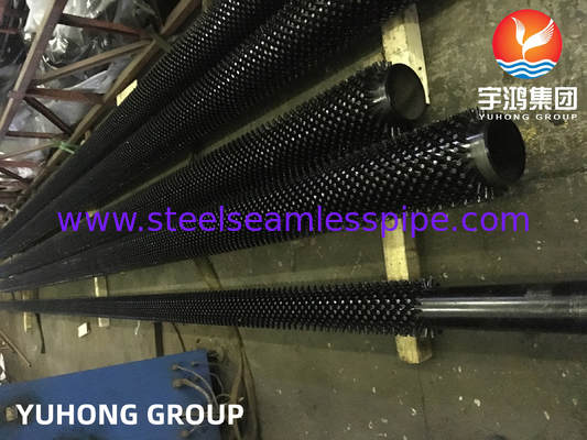 ASTM A335 P9 SS 410 Stud Fin Studded Fin Tube cho lò cải tạo hơi nước
