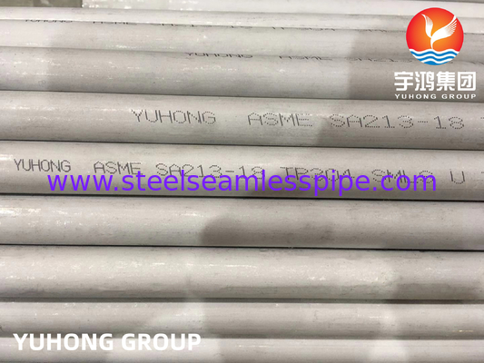 SA213 / SA213-2017 Ống uốn cong không rỉ TP304L, 25,4mm x 2,11mm X 6096mm, m.  ĐỘ DÀY CỦA TƯỜNG .  100% ET / HT
