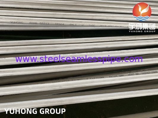 SA213 / SA213-2017 Ống uốn cong không rỉ TP304L, 25,4mm x 2,11mm X 6096mm, m.  ĐỘ DÀY CỦA TƯỜNG .  100% ET / HT