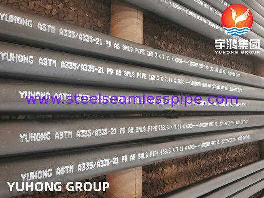 Bơm không may bằng thép hợp kim, ASTM A335 / ASME SA335 P9, Bơm chống cháy, ống lò hơi