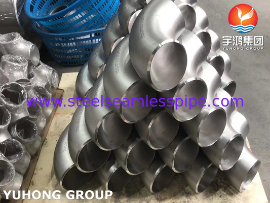 ASTM A815 S31803 Thiết bị ống Cúp bằng thép kép đệm 90Deg9