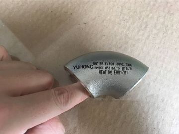 Thép không gỉ Butt hàn phụ kiện ngắn giảm 90 deg khuỷu tay 1/2 &amp;quot;đến 60&amp;quot; sch40 sch80 sch160 XXS B16.9
