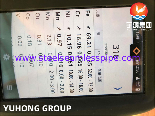 ASTM A269 TP316 TP316L ống thép không gỉ Austenitic cuộn cho ngành công nghiệp dầu khí