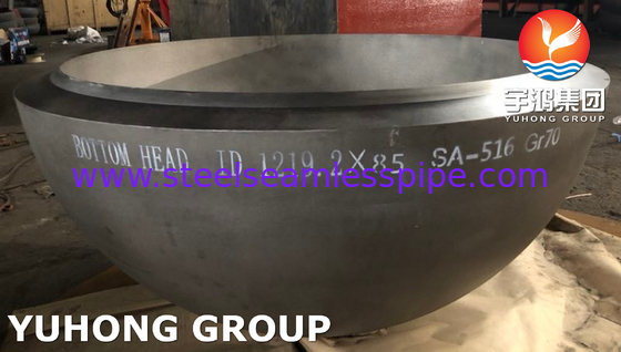 ASTM SA516 Gr.70 Đầu đáy cho máy trao đổi nhiệt áp suất cao