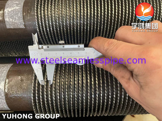 ASME SA335 P9 11CR Lớp thép hợp kim ống vây sợi để chuyển nhiệt