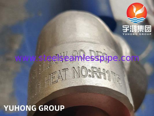 A182 F53 S32750 Super Duplex Steel 90Deg Elbow B16.9 Khí khí