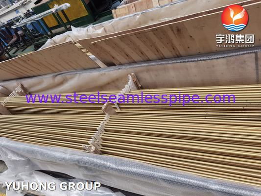 ASTM B111 UNS C68700 ống đồng nhôm ống trao đổi nhiệt U Bend liền mạch