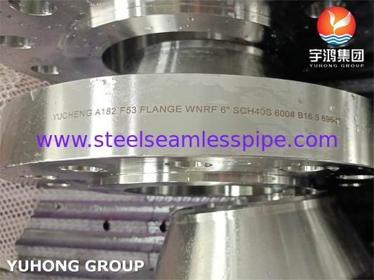 ASTM A182 F53, UNS S32750, 1.4410 Mặt bích cổ hàn bằng thép không gỉ siêu kép RF B16.5