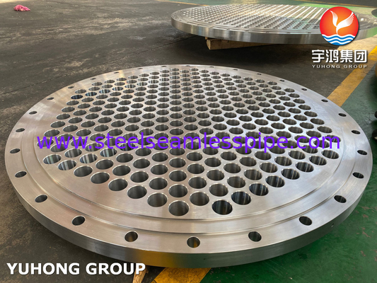 1.4541 Bảng ống EN10028-7 Bảng ống rèn cho bộ trao đổi nhiệt