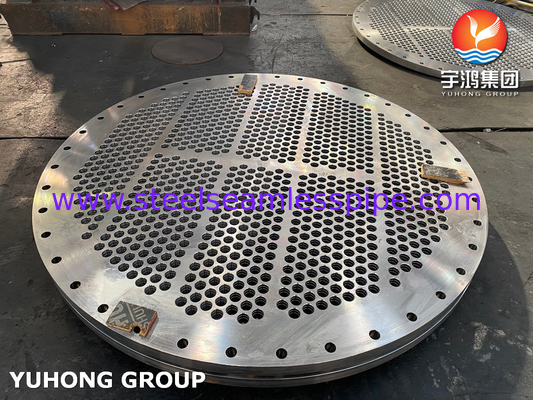 1.4541 Bảng ống EN10028-7 Bảng ống rèn cho bộ trao đổi nhiệt