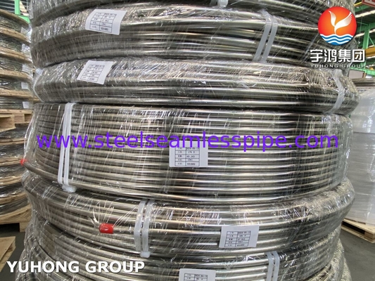 ASTM A269 TP316/316L Vòng xoắn ốc trao đổi nhiệt thép không gỉ