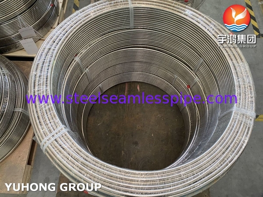ASTM A269 TP316/316L Vòng xoắn ốc trao đổi nhiệt thép không gỉ