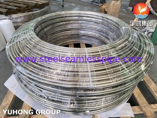 ASTM A269 TP316/316L Vòng xoắn ốc trao đổi nhiệt thép không gỉ